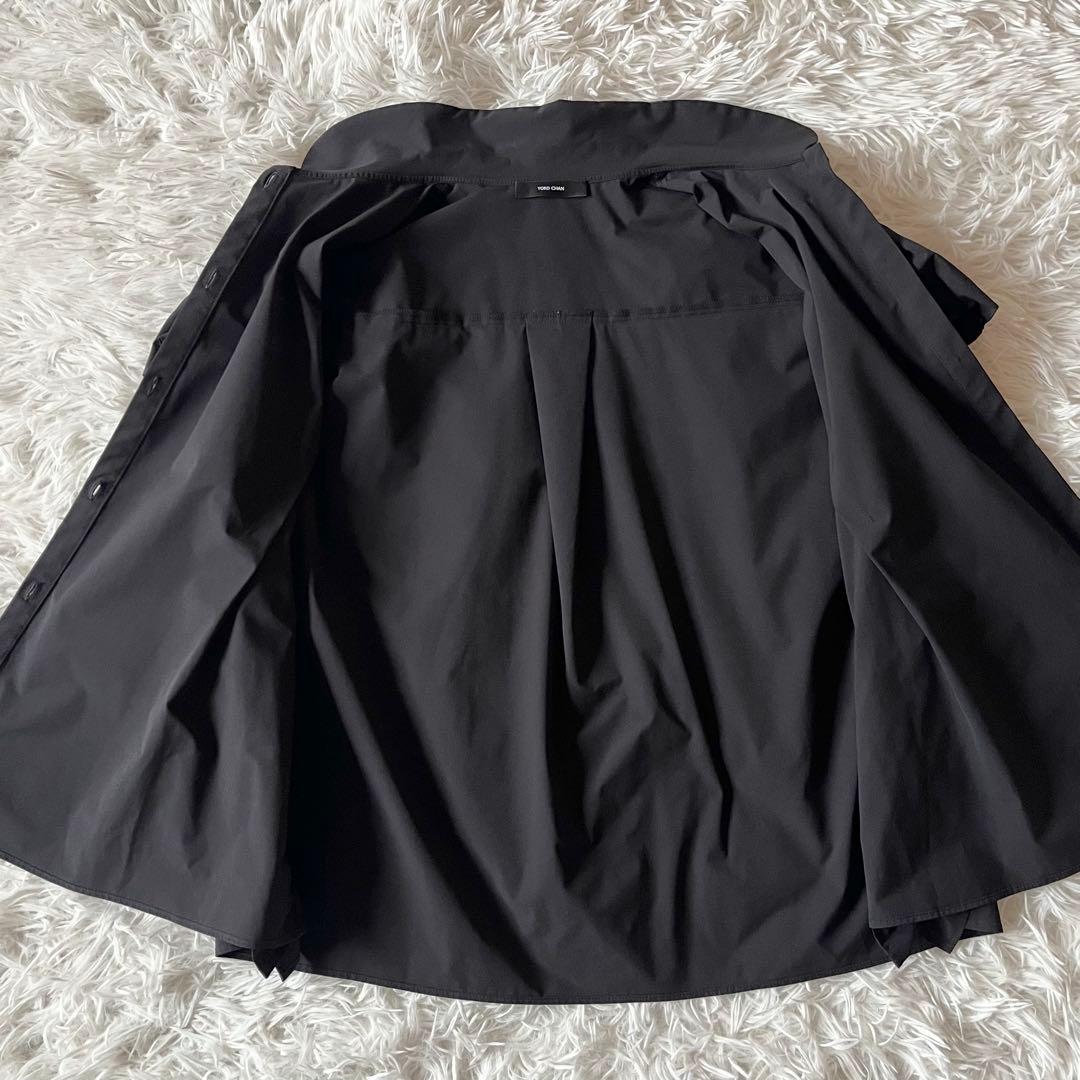 極美品✨ ヨーコチャン ショートスリーブサイドラッフルブラウス 25年モデル