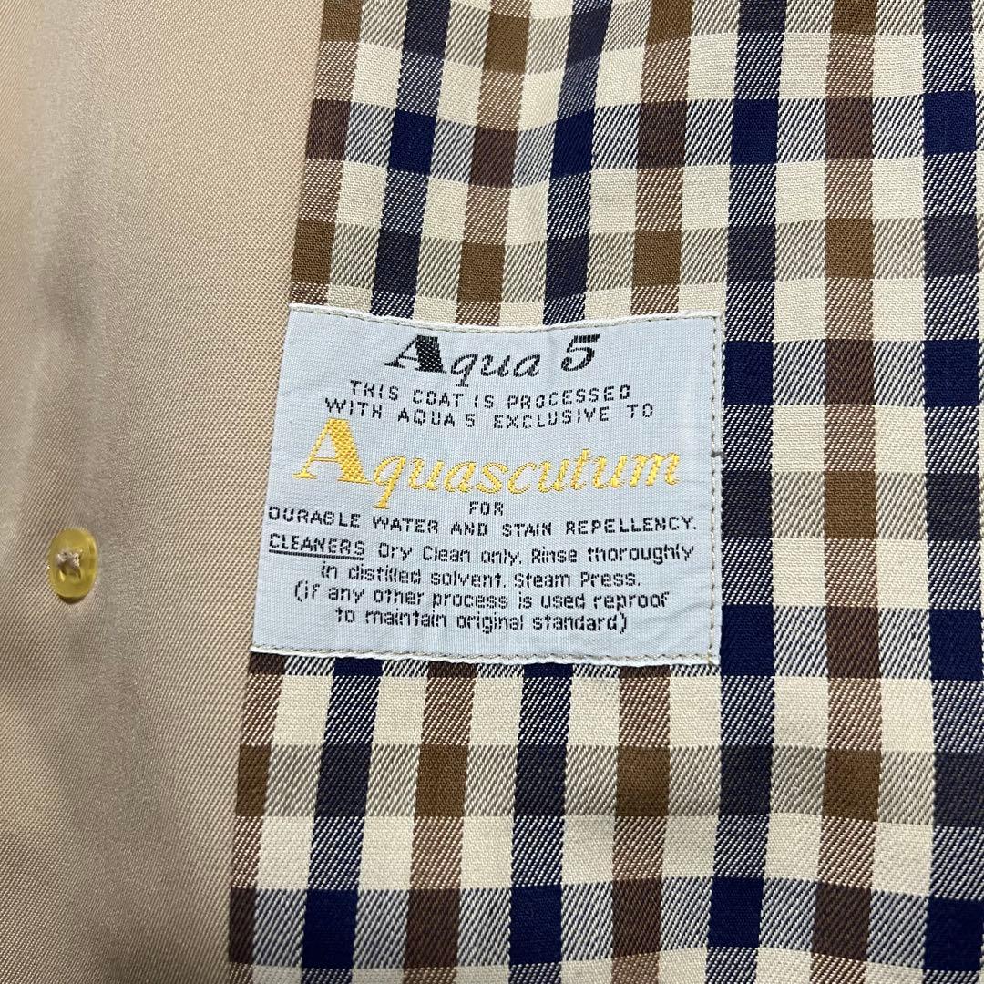 Aquascutum アクアスキュータム Aqua 5 ステンカラーコート