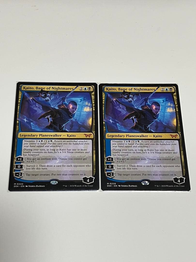 悪夢滅ぼし、魁渡 英語 2枚セット