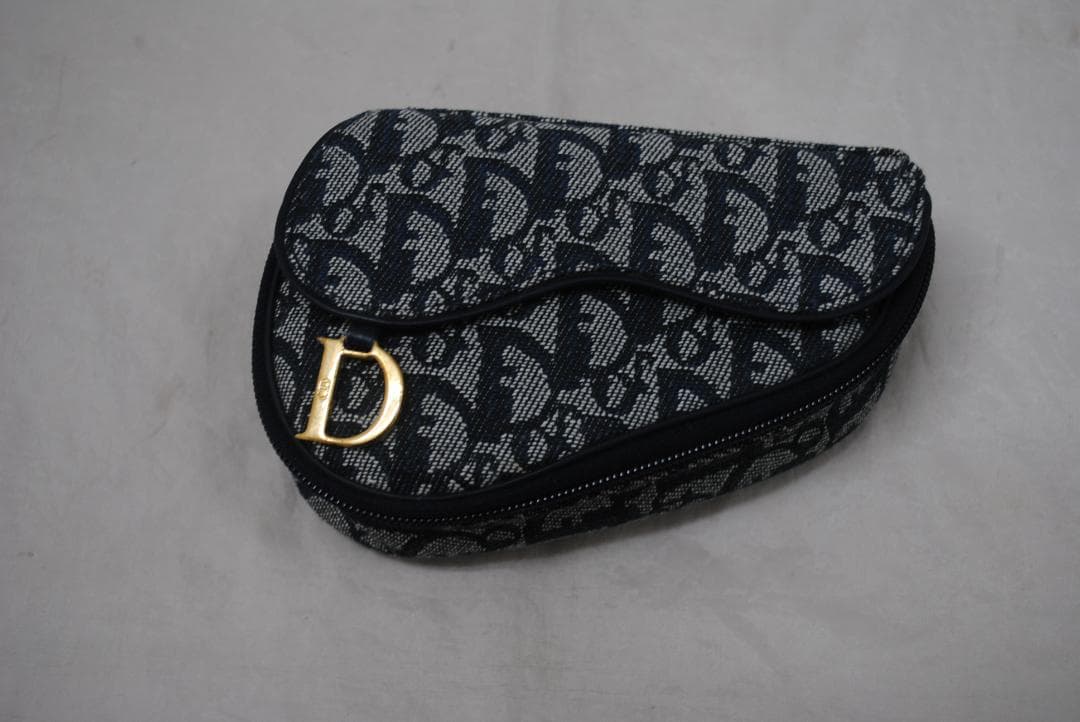 [1891]Christian Dior ディオール トロッター サドル ポーチ