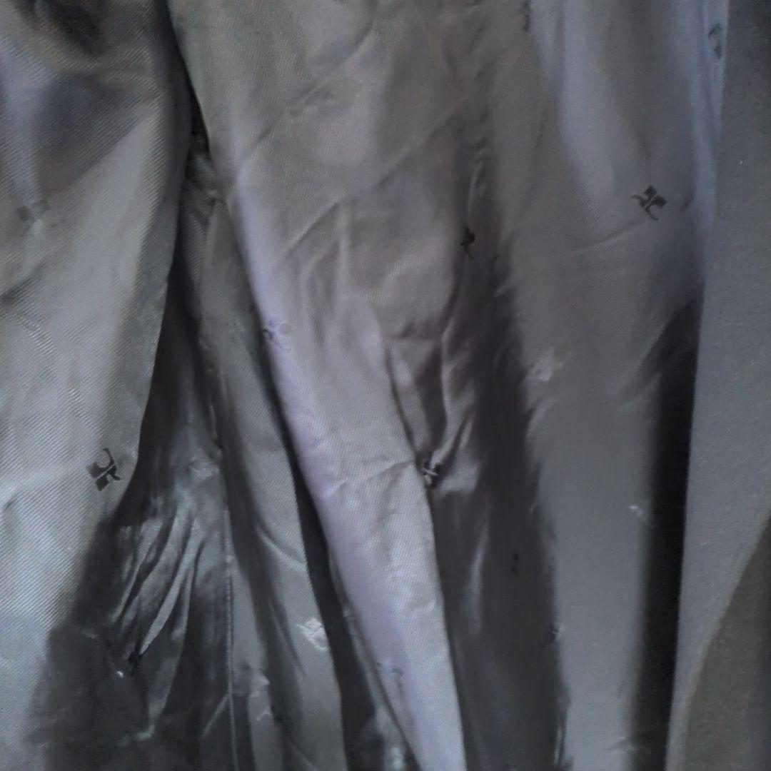 美品　クレージュ　カシミア　コート　ブルーフォックス　サイズ9AR