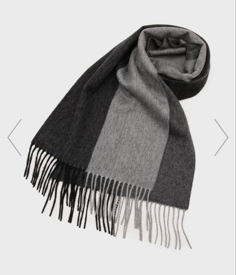 TAKEO KIKUCHI マフラー　カシミア100% 新品未使用タグ付