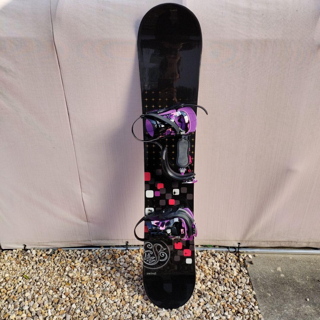 千*冬様 swivel スノーボードとブーツセット