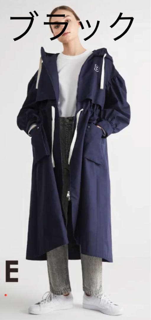 さ*ら様 BORDERS at BALCONY ボリュームスリーブ ジップコート