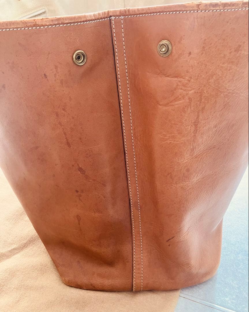 【正規品】シセイCisei 941 本革／定価22万円レザートートバッグキャメル