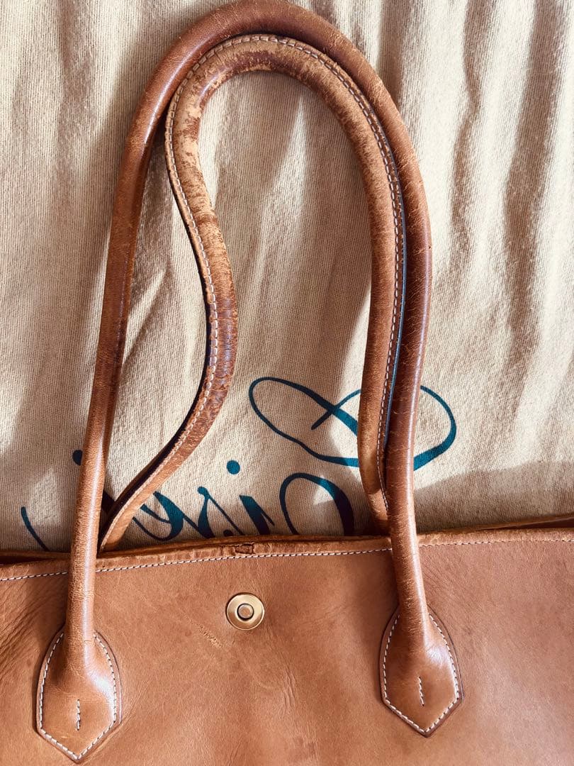 【正規品】シセイCisei 941 本革／定価22万円レザートートバッグキャメル