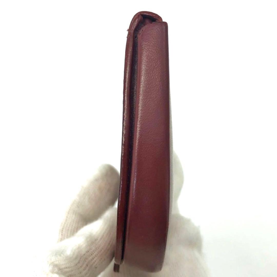 未使用級✨カルティエ レザー　ケース ボルドー