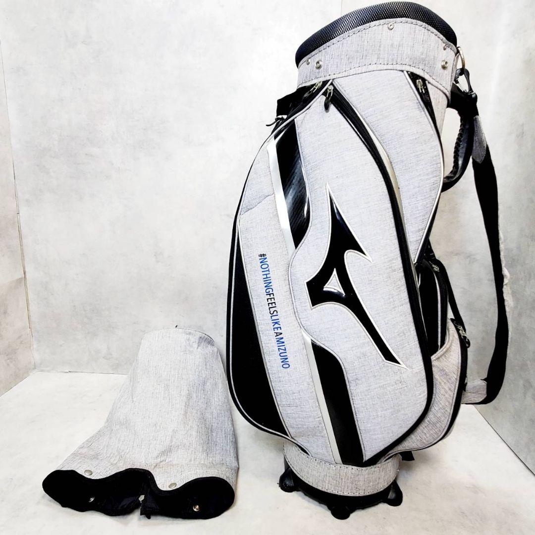 MIZUNO ミズノ キャディバッグ ゴルフバッグ グレー
