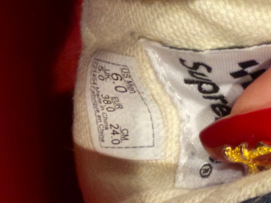 正規品Supreme×VANS Leopard Old Skool \"Navy\"