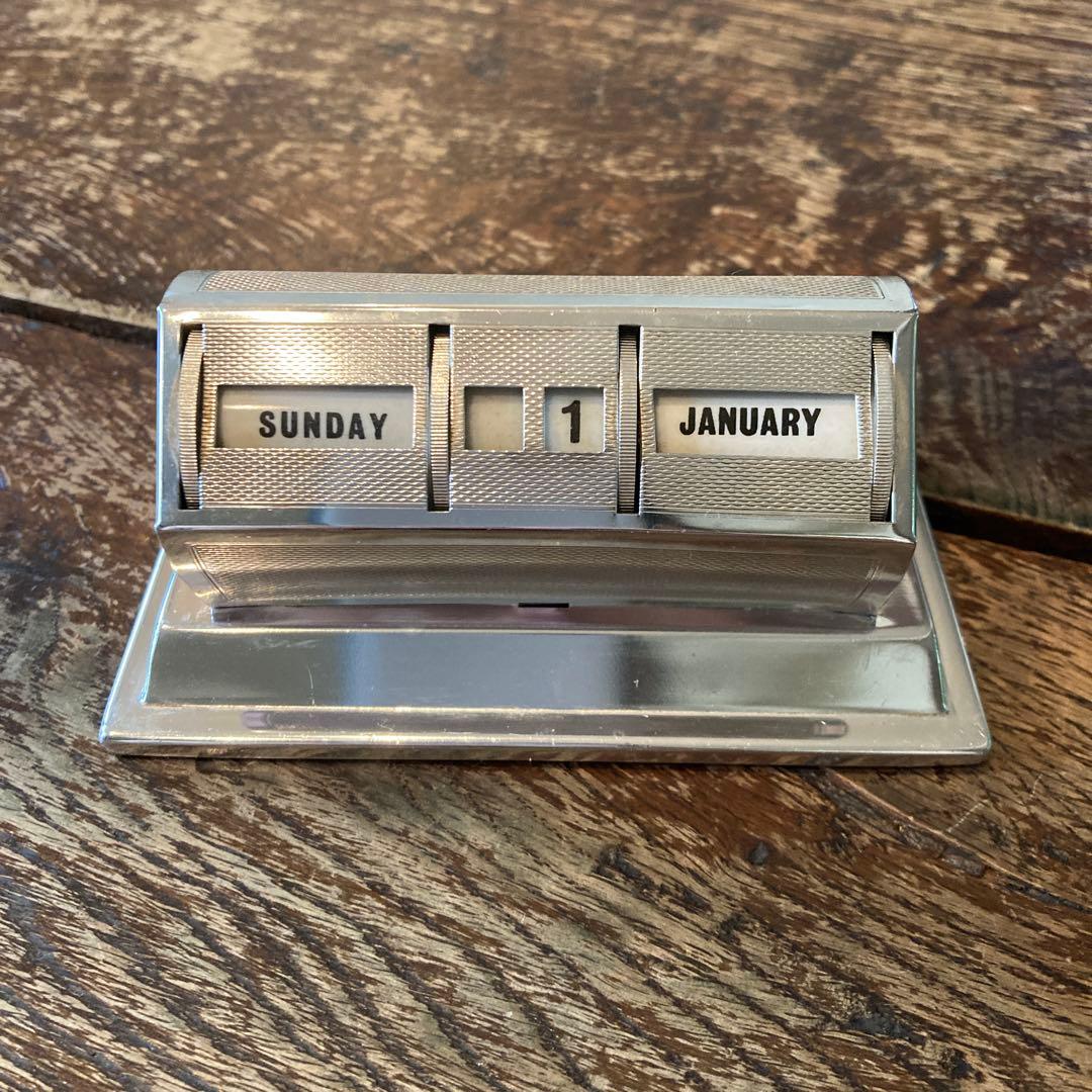 イギリス アンティーク 万年カレンダー