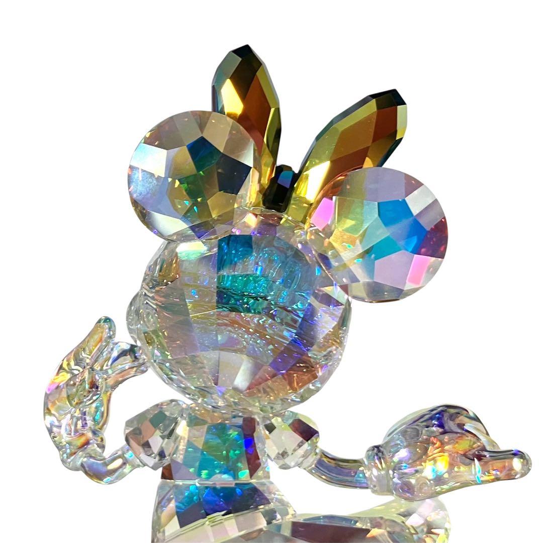 超美品 スワロフスキー×Disney ディズニー ミニー クリスタルフィギュア