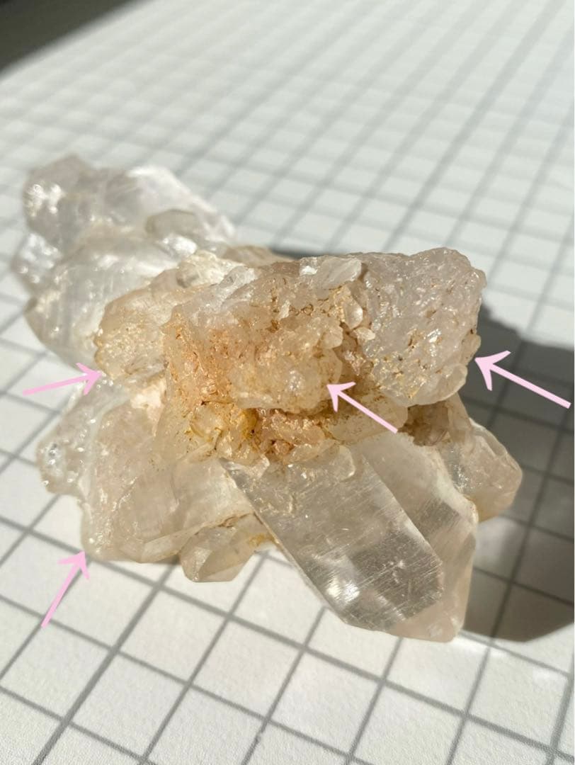 バーナクル　ヒマラヤ水晶　マニカラン産　天然石　水晶クラスター　タイムリンク