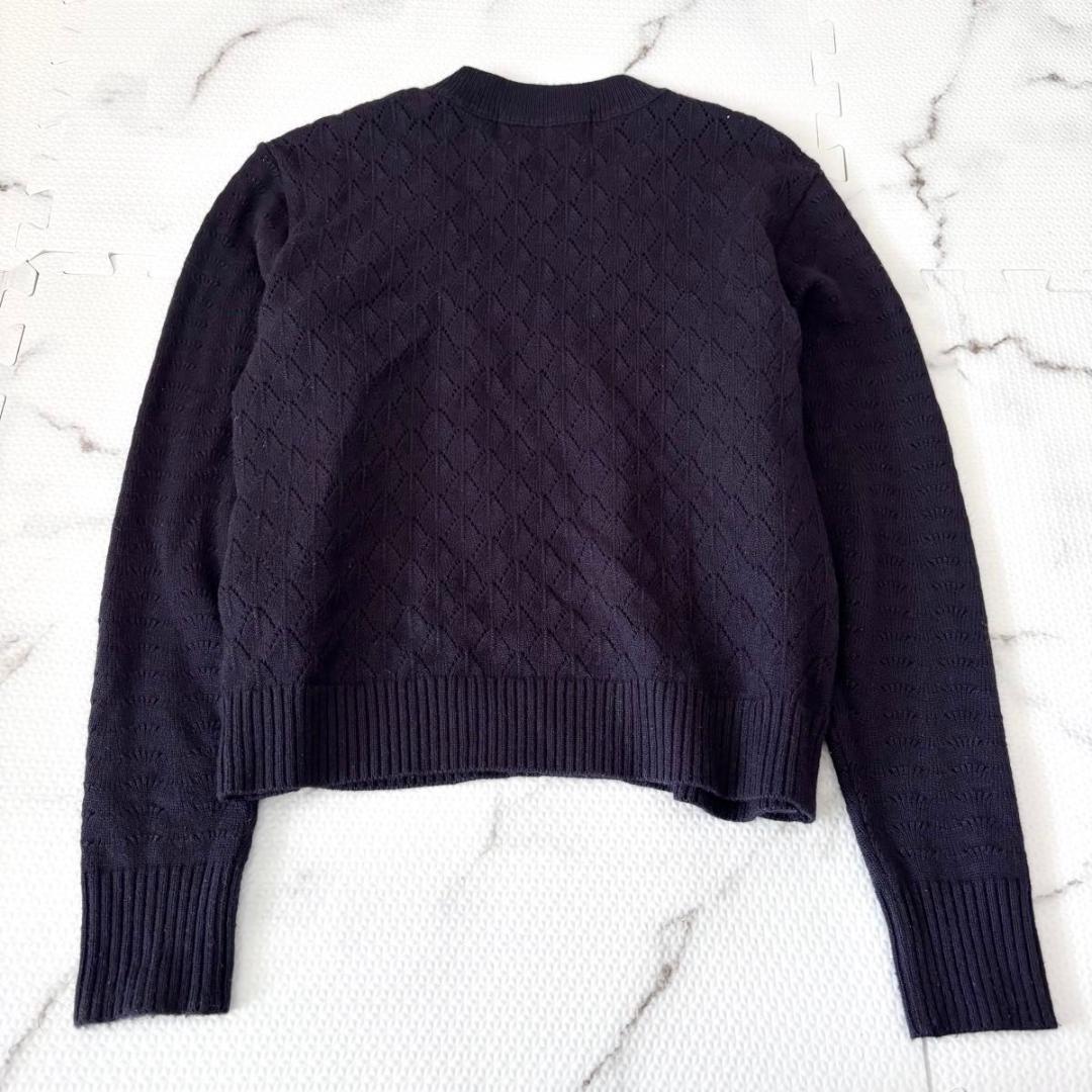 AKIRANAKA アキラナカ　ジャカードニットプルオーバー　ブラック　レア　黒