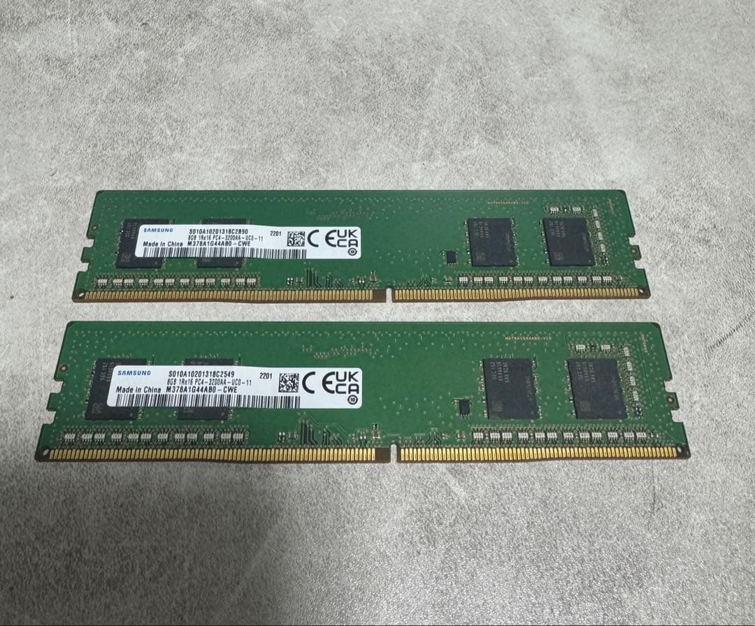 Samsung メモリ 16GB 8GBx2DDR4-3200