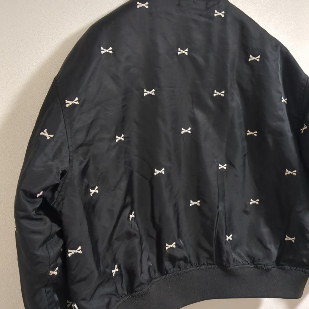 WTAPS CROSS BONE TEAM JACKET 黒 クロスボーン