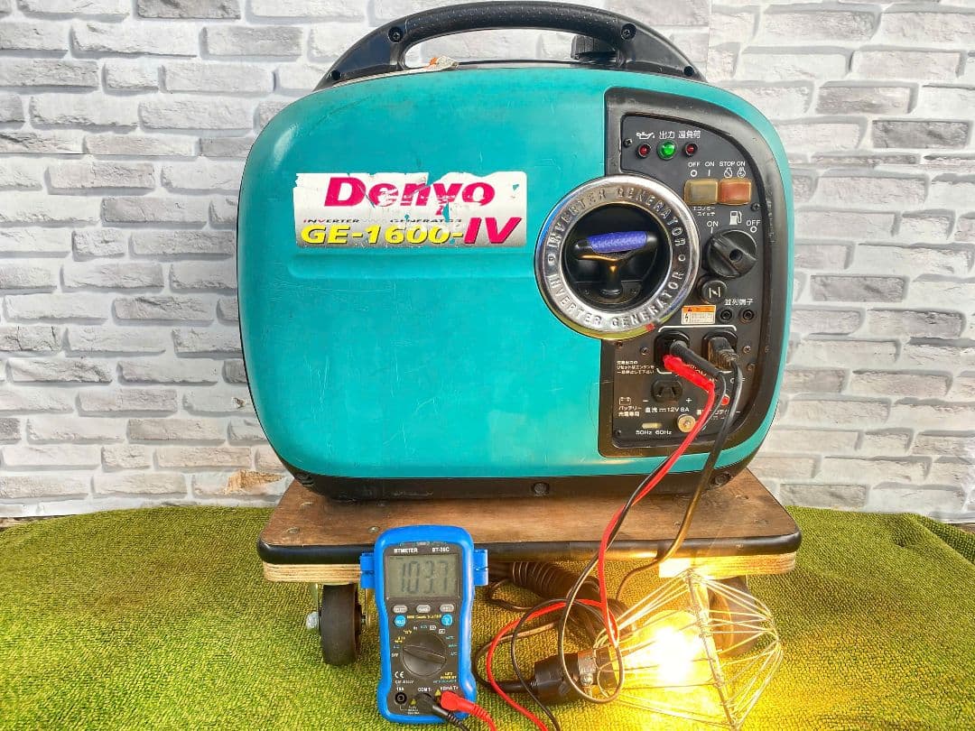 デンヨーGE-1600SS-IV 発電機★14日保証＋1Lオイル付(A5)