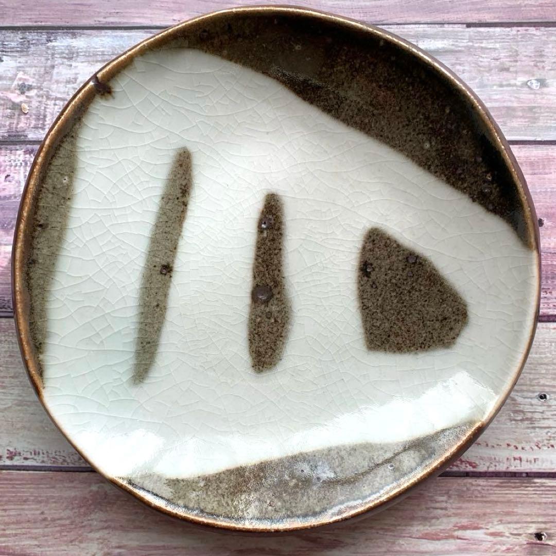 作家物　谷川勝明さん作　常滑焼　練込皿5枚