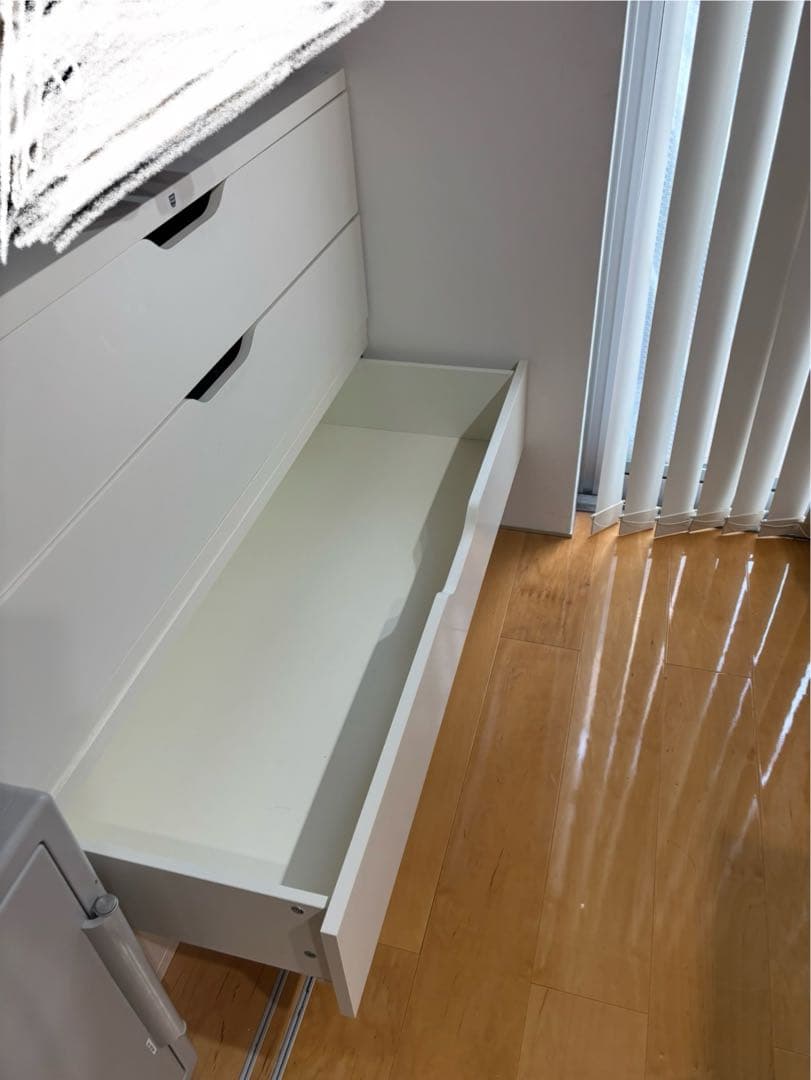 送料無料もあり IKEA stolmen イケア ホワイトチェスト 3つまで中古