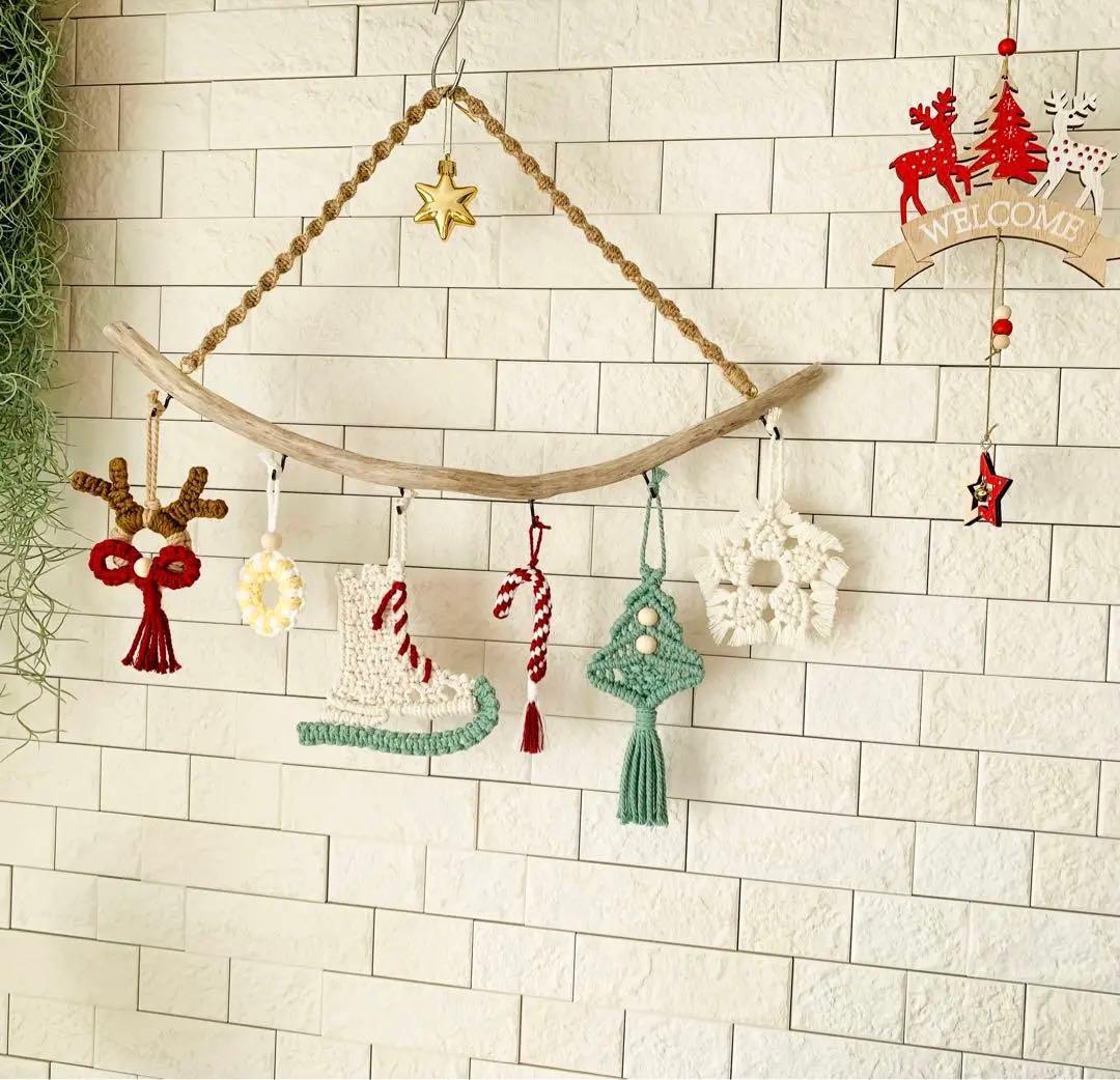 NO．415『流木・マクラメ・クリスマスガーランド』