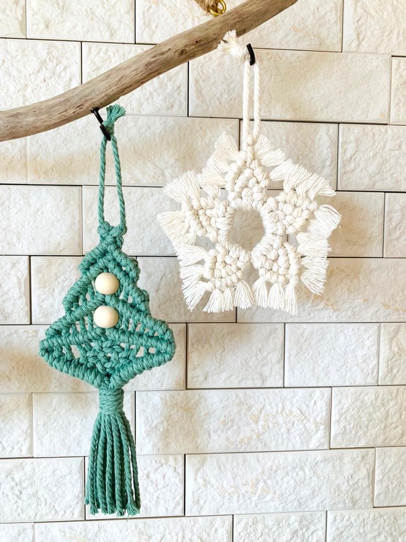 NO．415『流木・マクラメ・クリスマスガーランド』