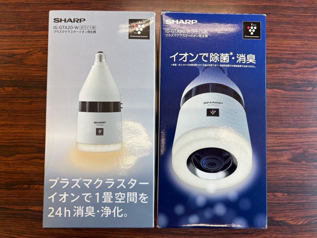 シャープ プラズマクラスター IG-GTA20-W 2個セット 中古品
