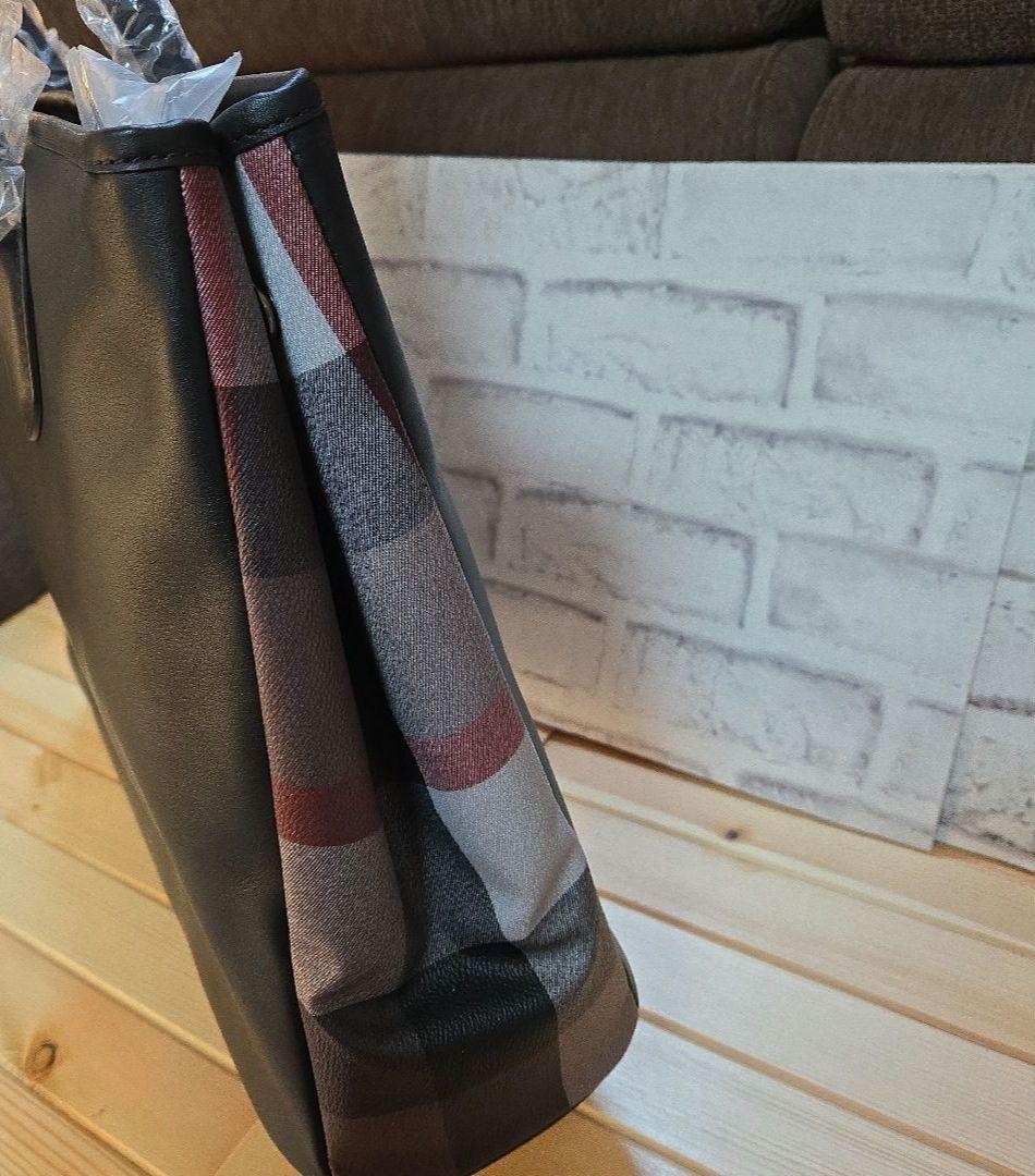 新品未使用◇クレストブリッジ◇PVCクレストブリッジチェックトートバッグ