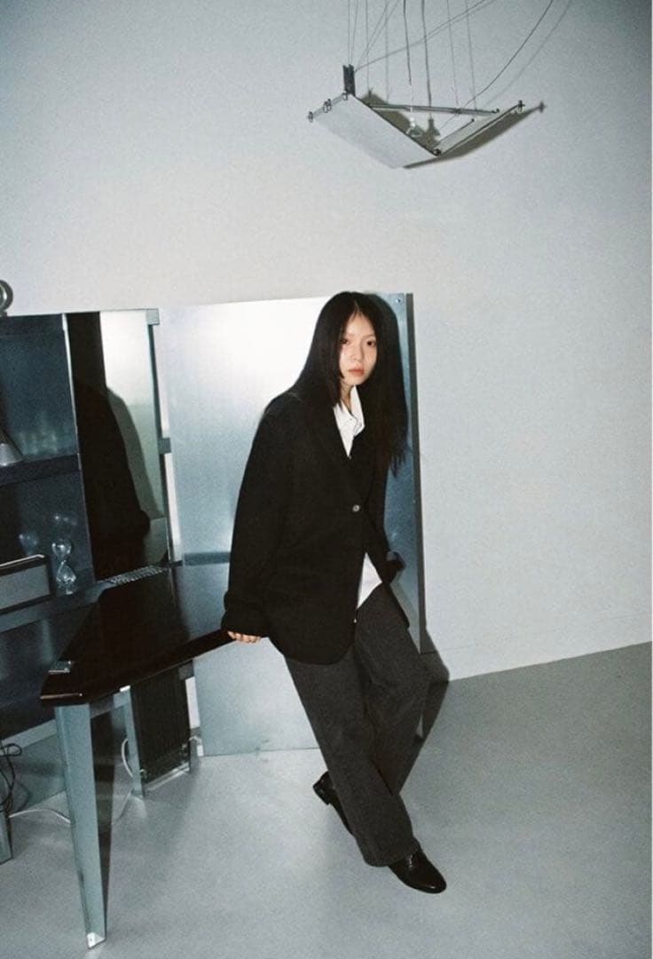 ジャケット・アウター OHOTORO Hanging 2way jacket/charcoal