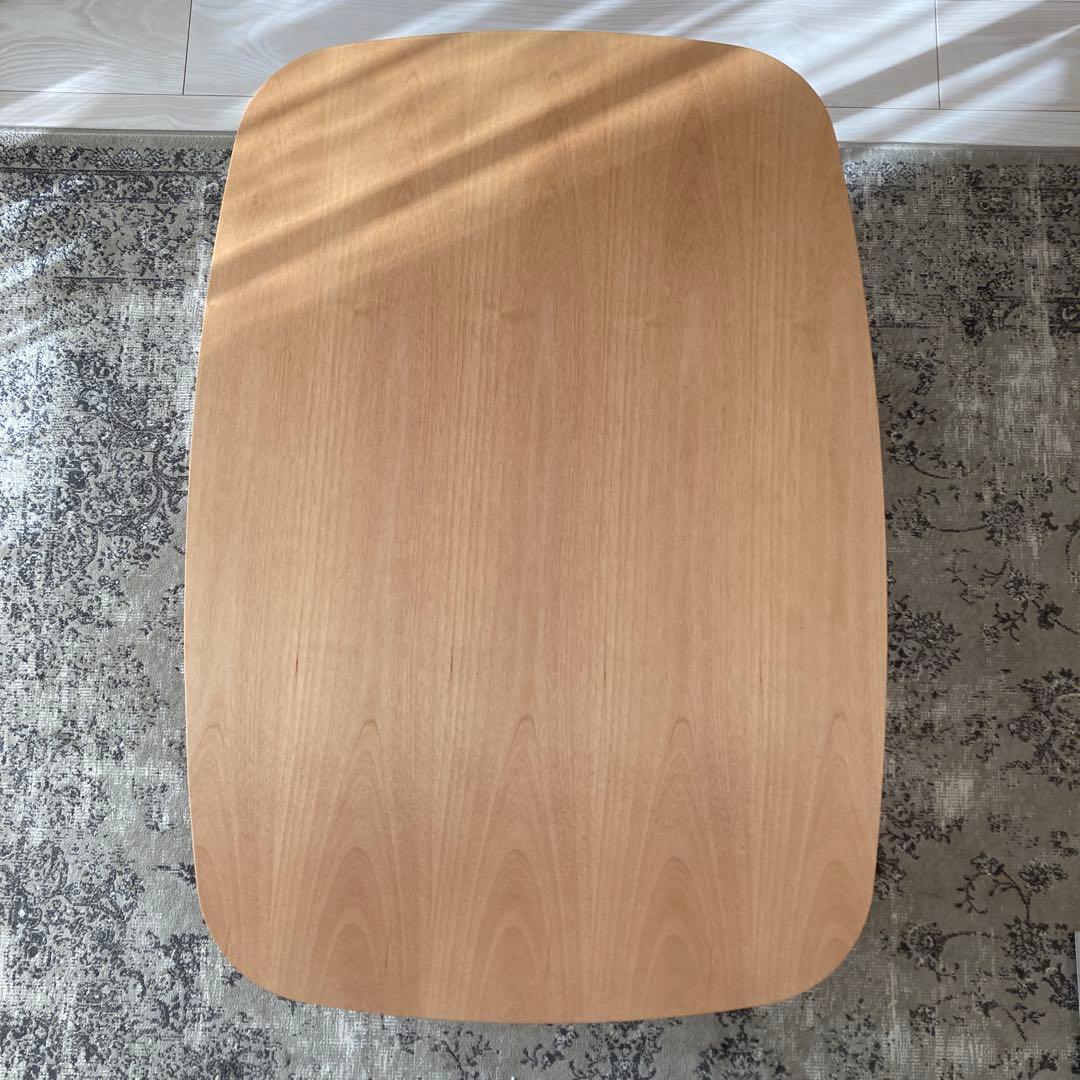 日本製　GRANATA　アルダー材　ローテーブル　幅80　引出し付き