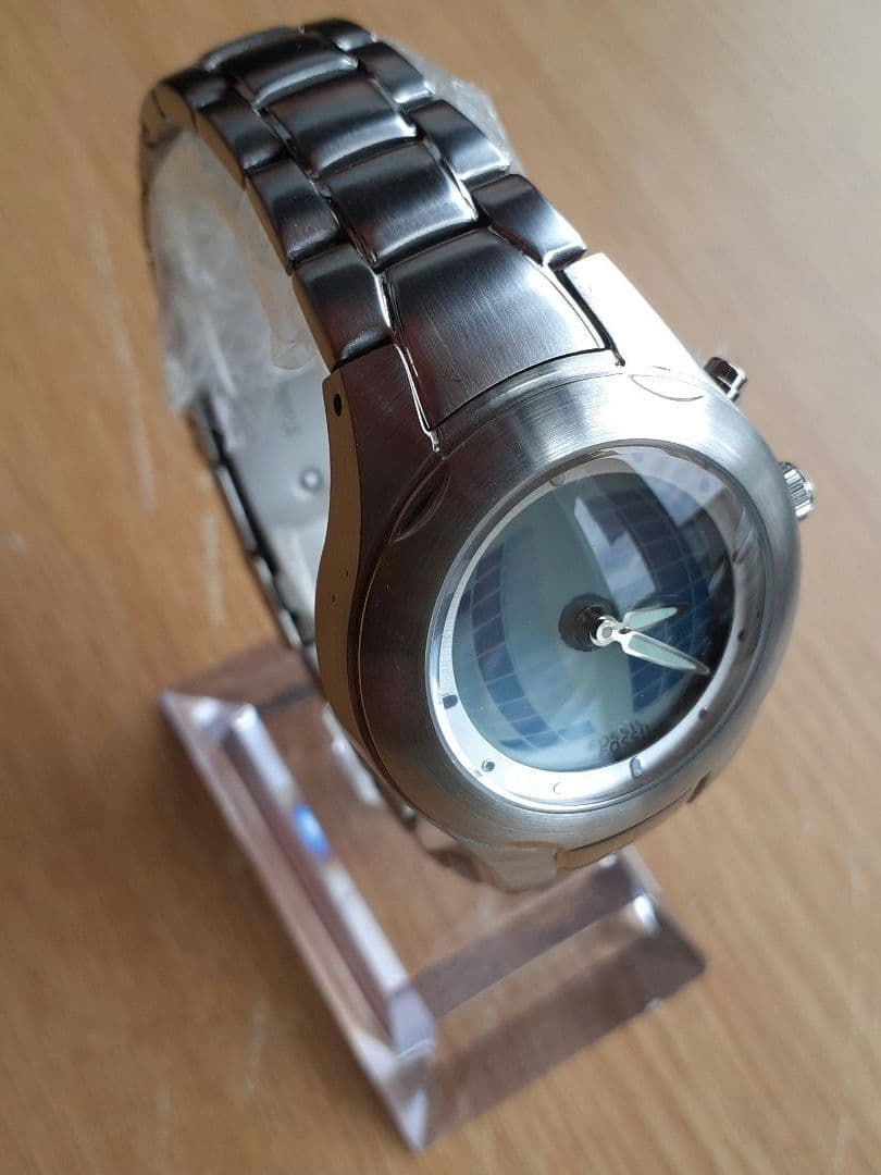 本物 FOSSIL フォッシル 復刻版 虹色 BIG TIC レディース 腕時計