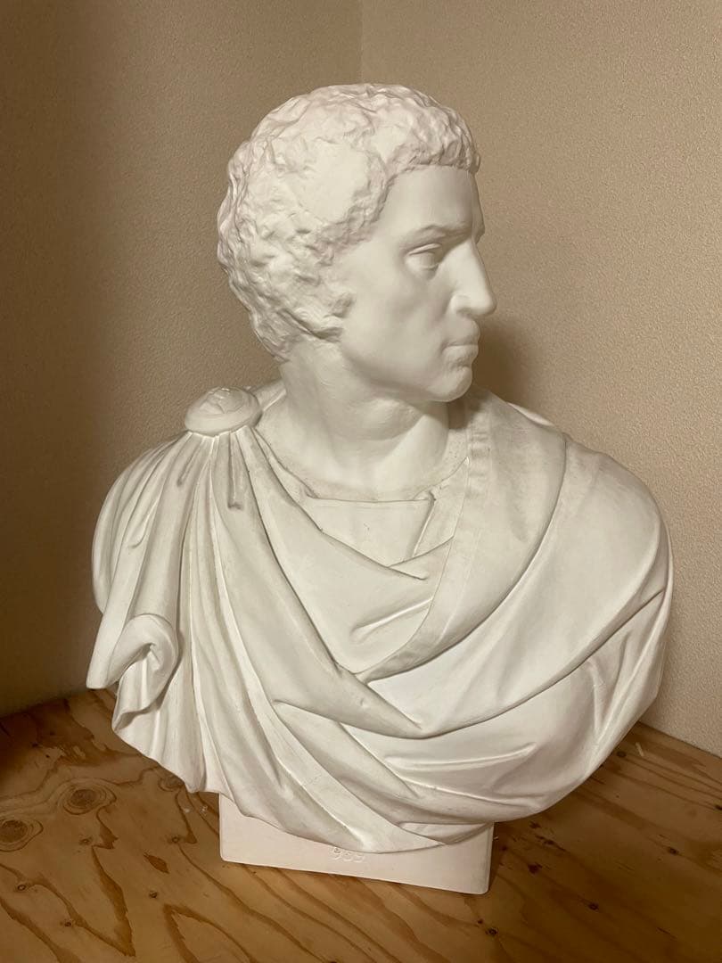 石膏像　ブルータス胸像　Yokohama Oka 製　引き取り限定