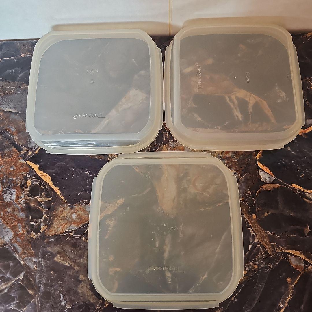 タッパーウェア四角容器7個組