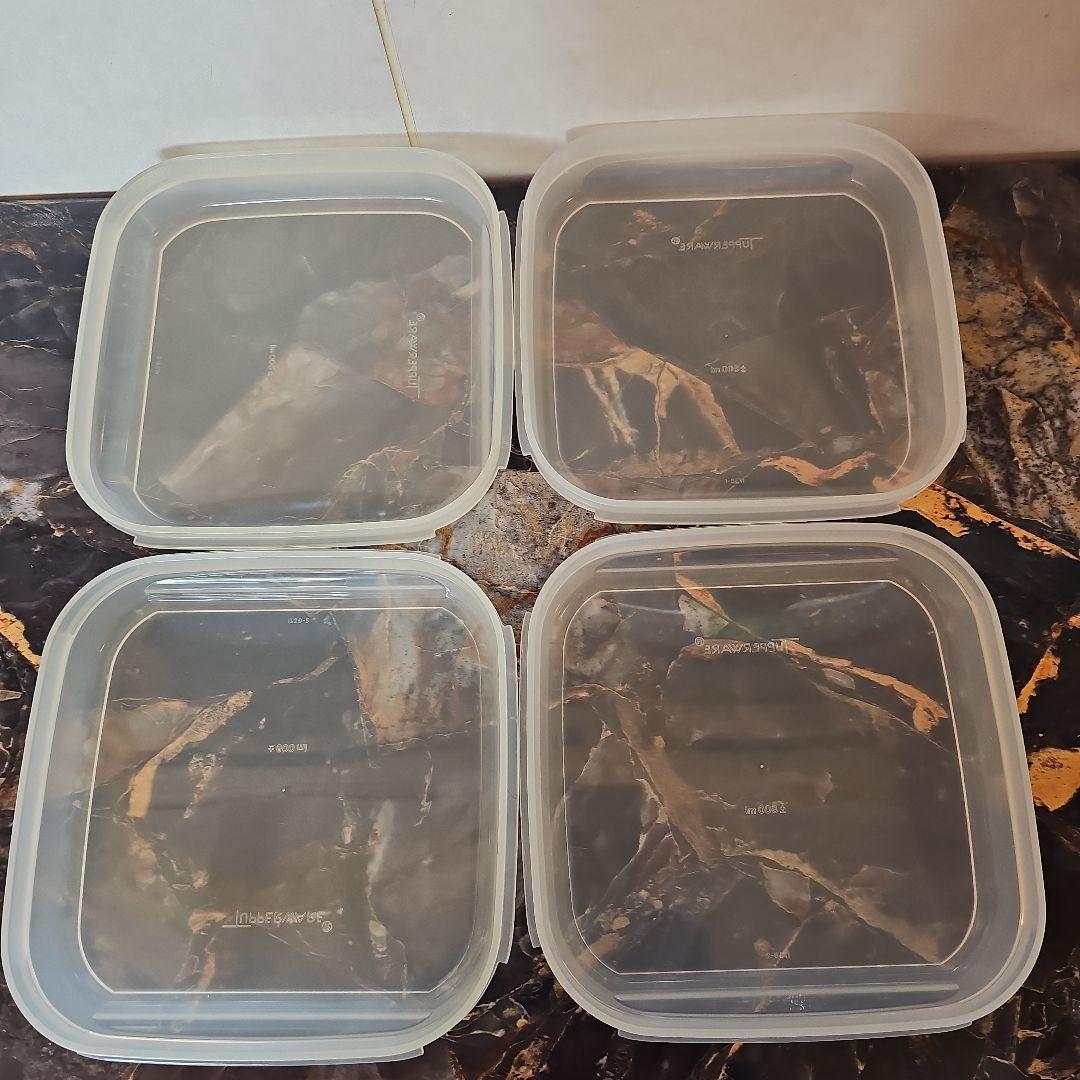 タッパーウェア四角容器7個組