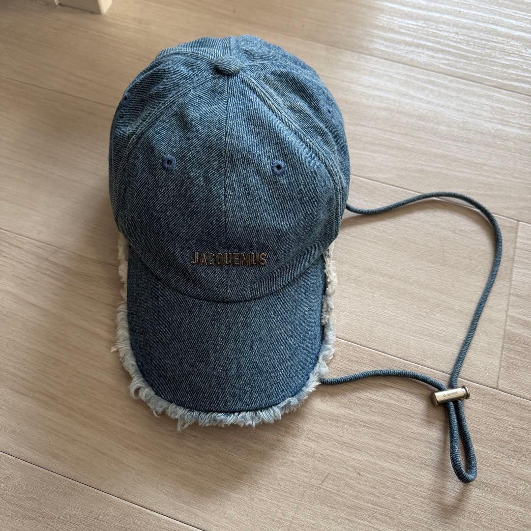 JACQUEMUS デニムフリンジキャップ