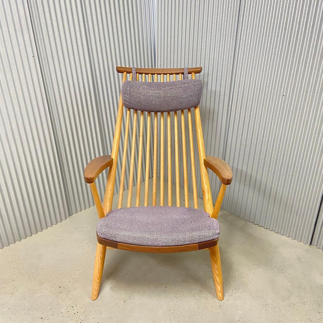 柏木工（KASHIWA）シビルイージーチェア CC54K9 飛騨家具　②