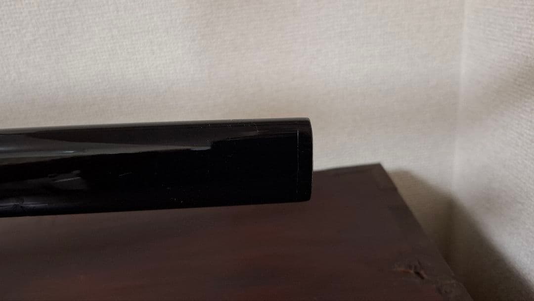 【高級居合刀】柄26cm本牛革巻 刀身2尺4寸5分 鍔元から鋒まで76.5cm