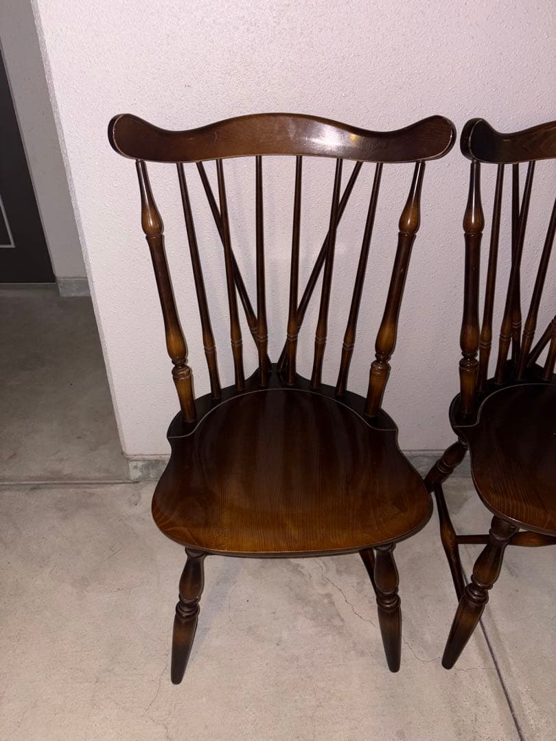 飛騨産業 キツツキ ウィンザー 5脚 ダイニングチェア バラ売り不可 ヴィン