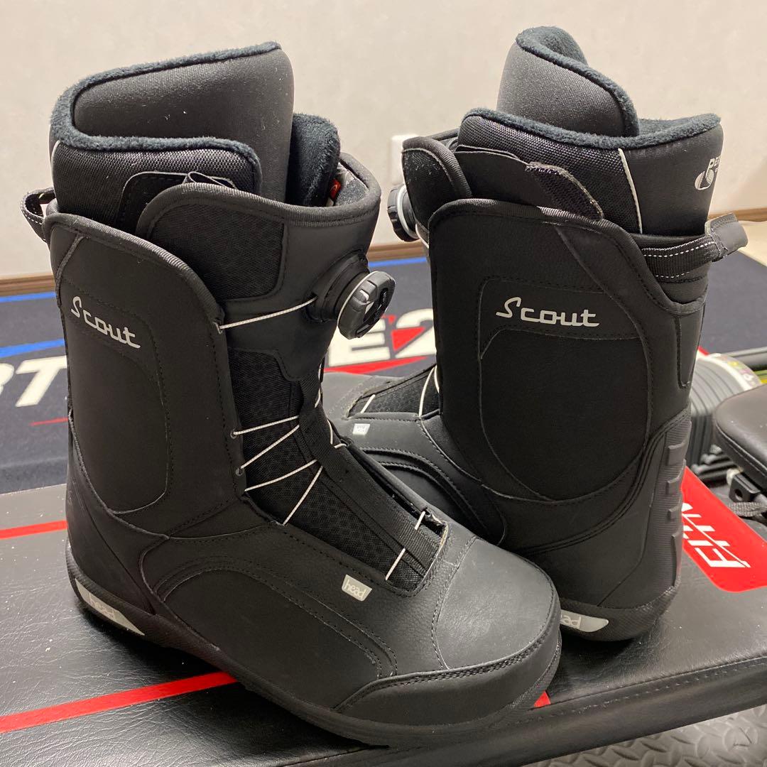 超美品！　22-23 head Scout 28cm スノーボード　ブーツ 黒
