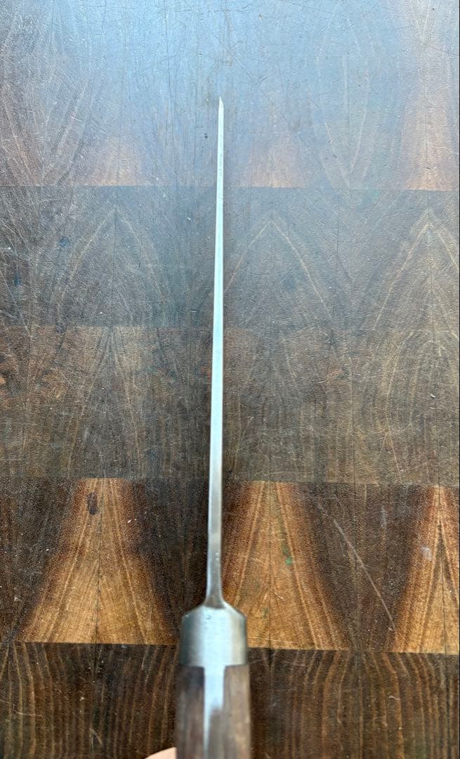 築地　有次　骨スキ　160mm 5寸　包丁　捌き　片刃　再生品　合金