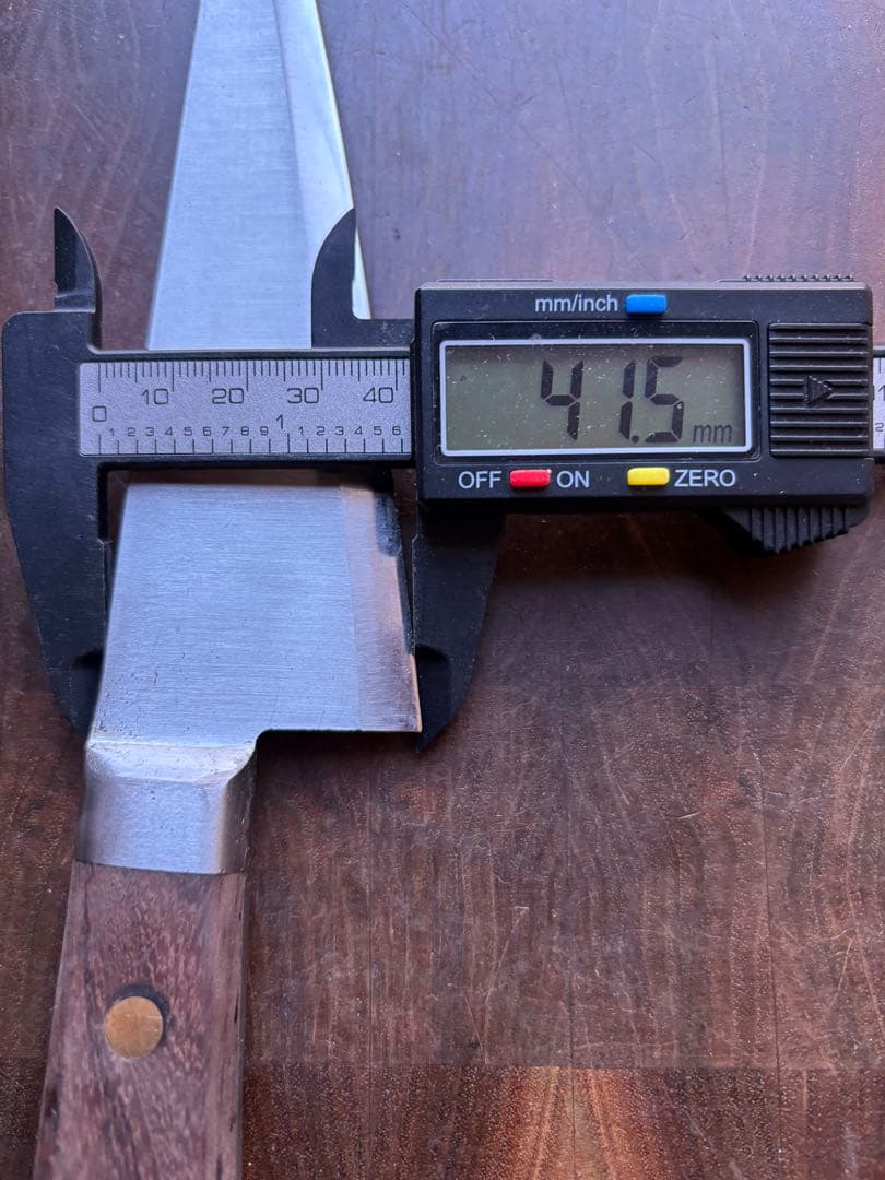 築地　有次　骨スキ　160mm 5寸　包丁　捌き　片刃　再生品　合金