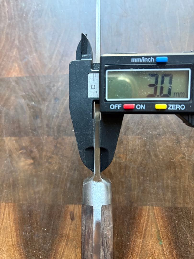 築地　有次　骨スキ　160mm 5寸　包丁　捌き　片刃　再生品　合金