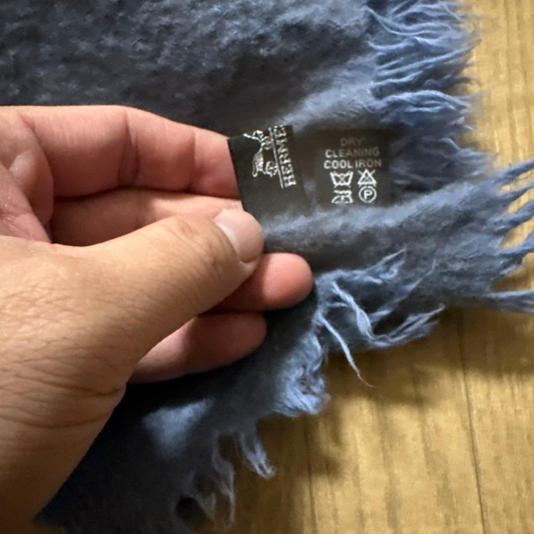 HERMÈS エルメス　カシミヤマフラー