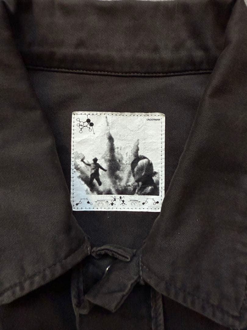 UNDERCOVERアンダーカバー 刺繍 フェード加工ジャケット Gジャン型