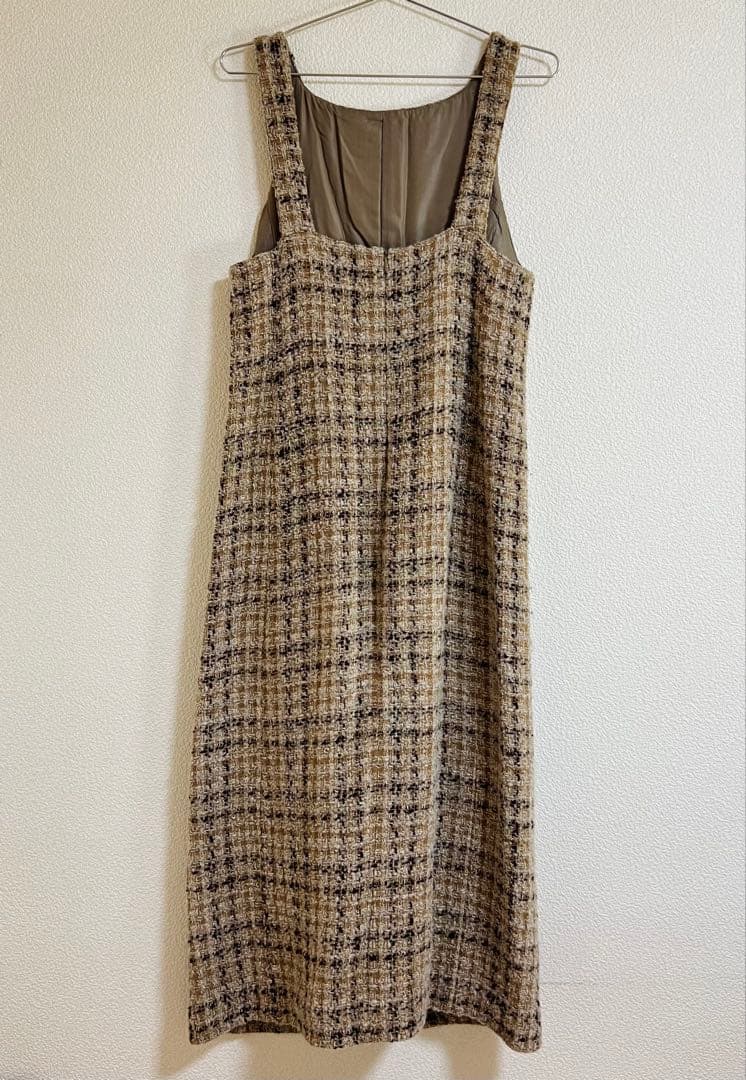 【AURALEE】SPUN TWEED DRESS サイズ0