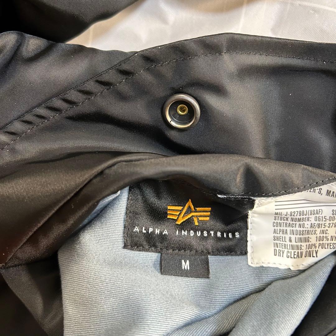 【美品】ALPHA INDUSTRIES MA-1 フライトジャケット BK M