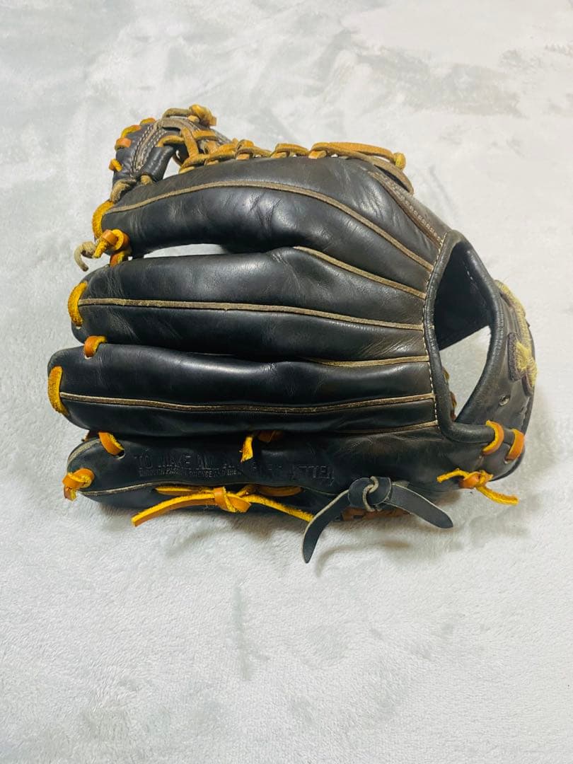 少年軟式用(外野手用)アンダーアーマー 糸井モデル風カスタムグラブ