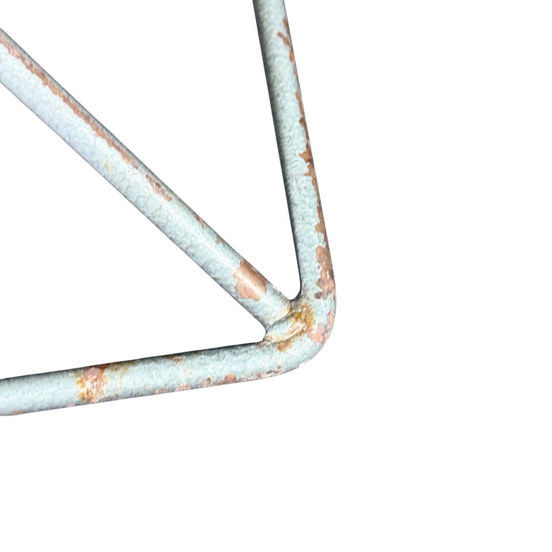 HR793 【希少】maruni リアルシャビーインダストリアル　ガラステーブル