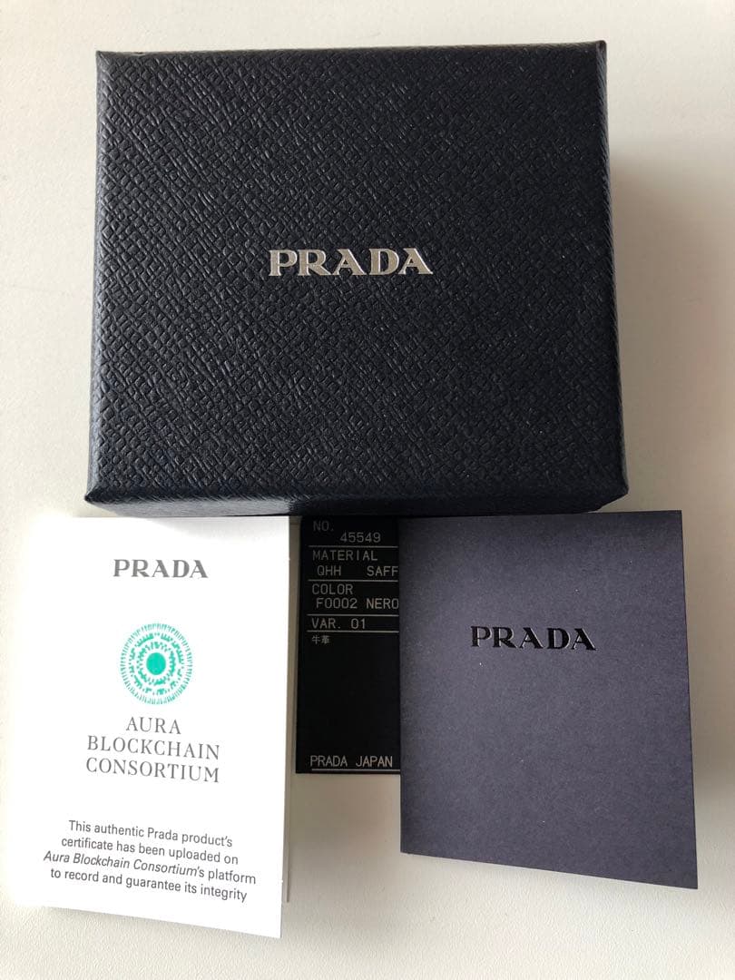 PRADA プラダ 小銭入れ 黒 正規百貨店購入 美品
