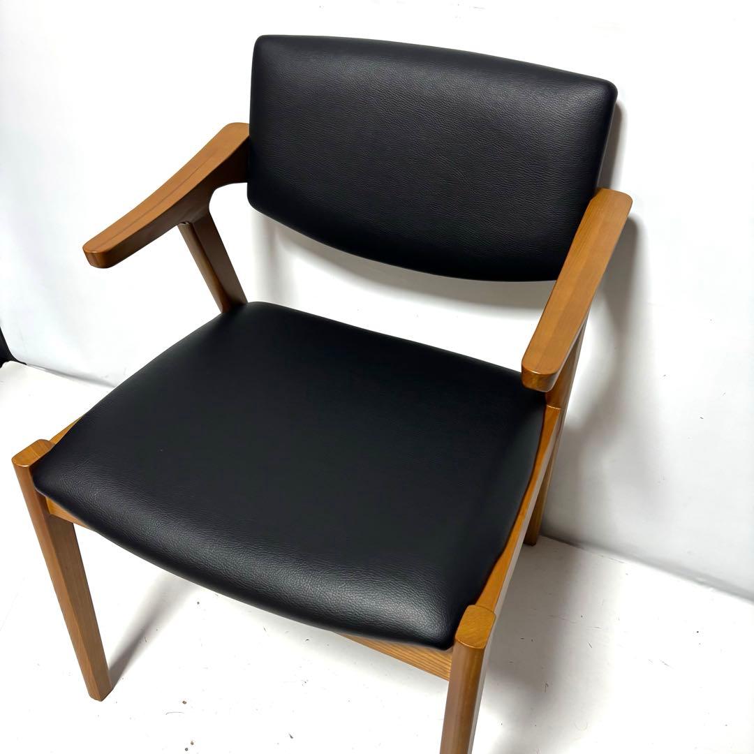 【完成品】ダイニングチェア　ブラウン×ブラック