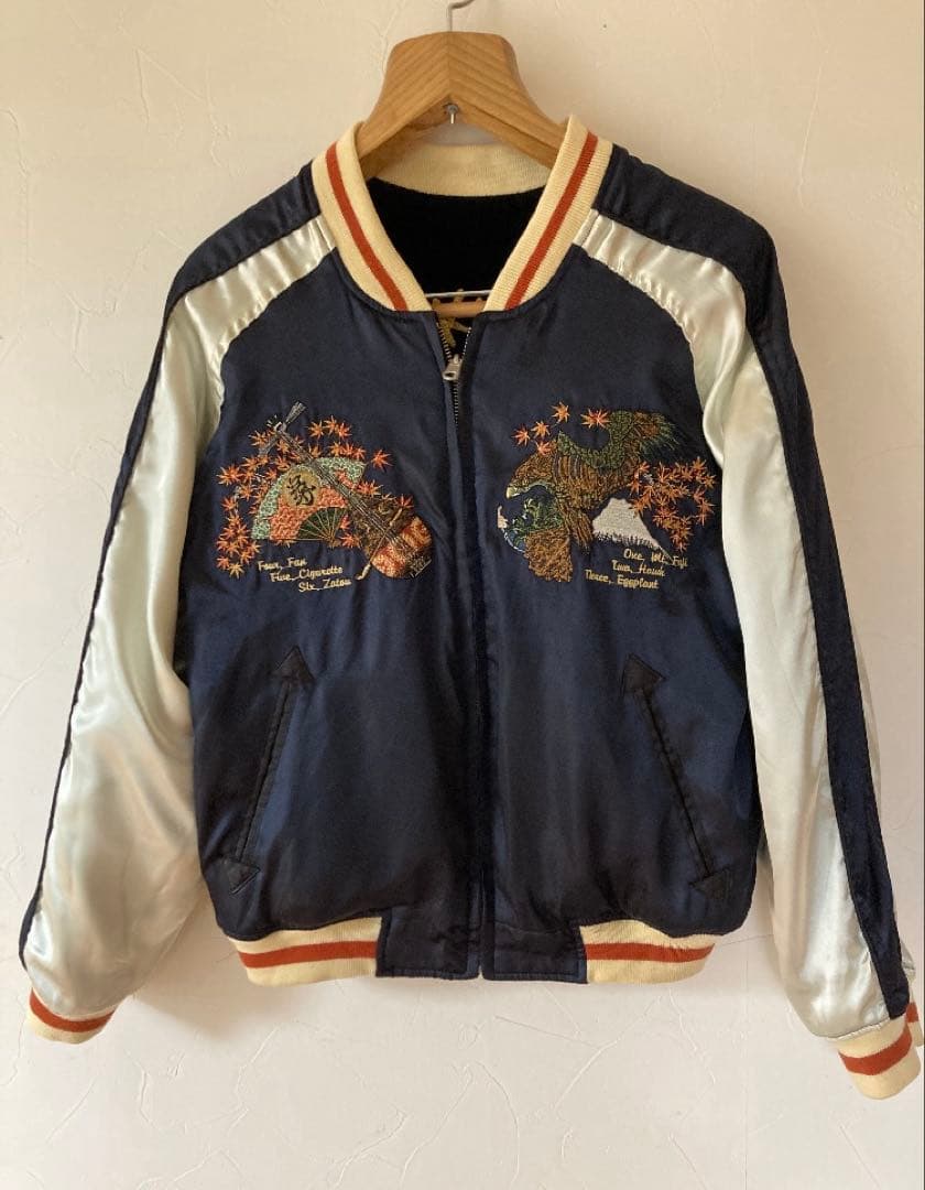 爆烈爛漫娘　完売　リバース　スカジャン　雷様＆芸者　サイズ38 M相当