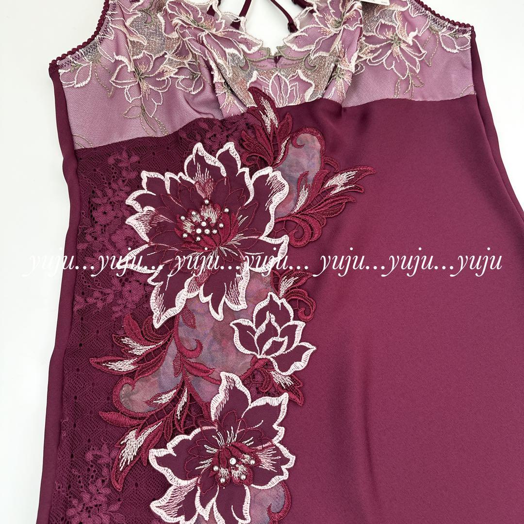 ワコール/サルート 52G 新品タグ付 スリップ＆ショーツM ワイン